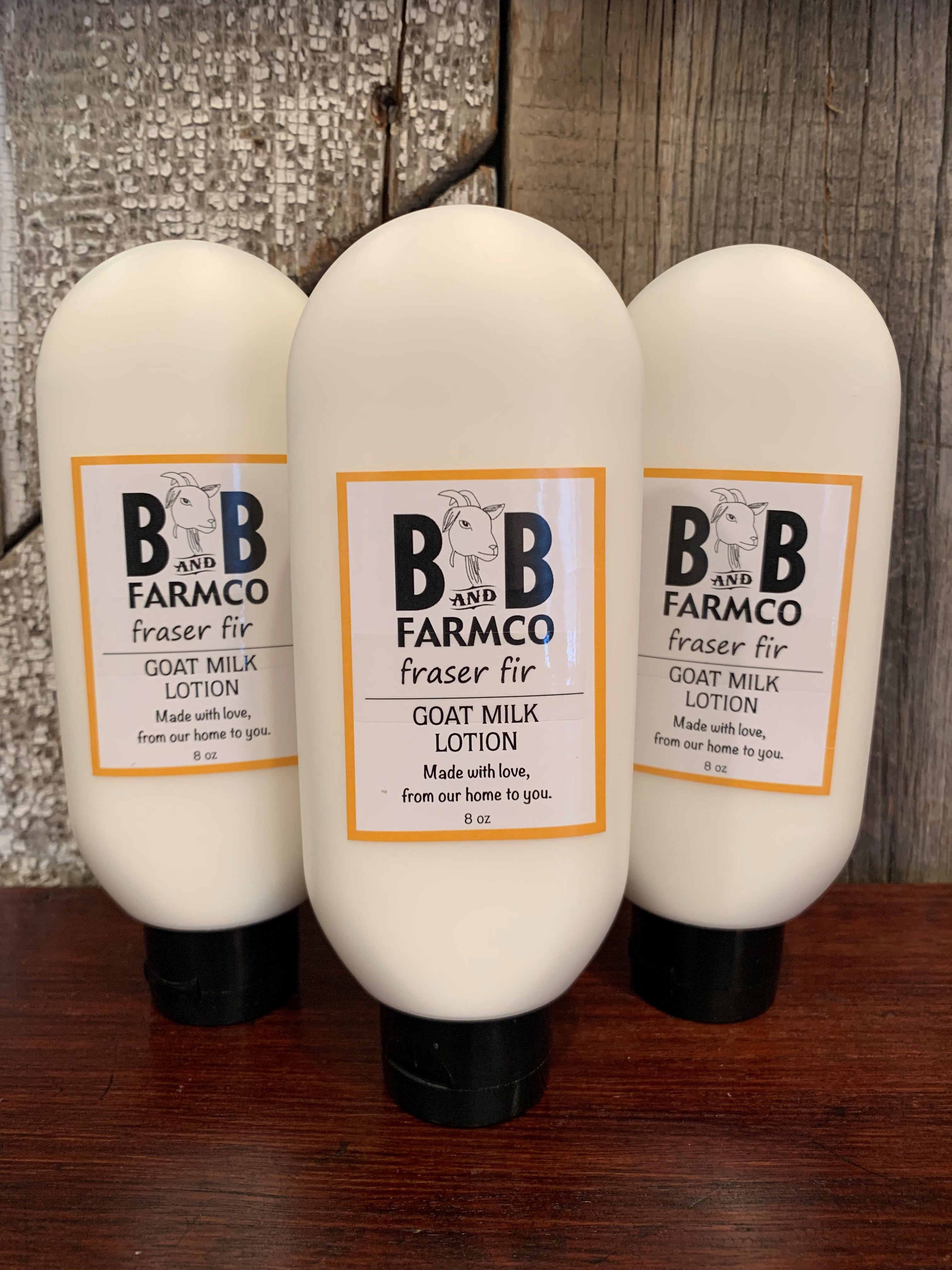 Milk Lotion 8個セット Fraser Fir Goat Milk Lotion - 8 oz. – B and B Farmco