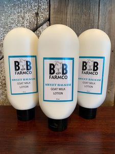 Sweet Balsam Goat Milk Lotion - 8 oz