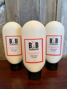 Grapefruit Goat Milk Lotion - 4 oz